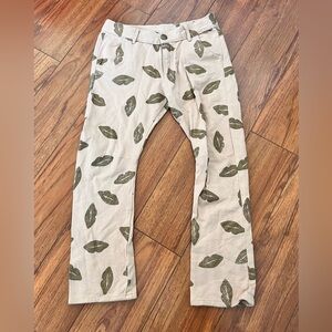 Bobo Choses Pâle pink/Beige Pants with Lip design